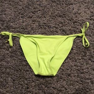Neon green swim bottoms